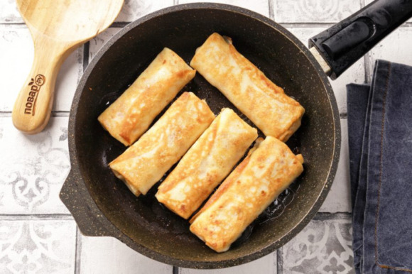Блинчики с курицей