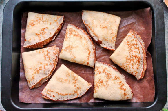 Блины с сыром