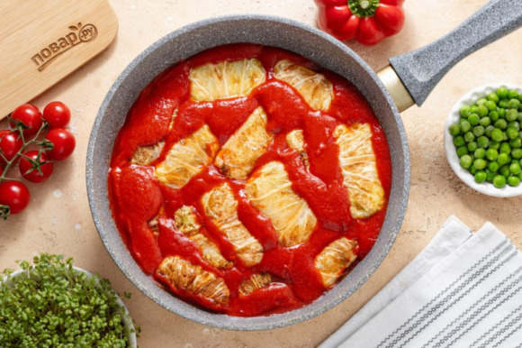 Голубцы, фаршированные овощами Голубцы, фаршированные овощами