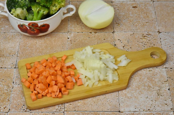 Картофельный суп с брокколи