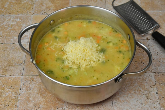Картофельный суп с брокколи