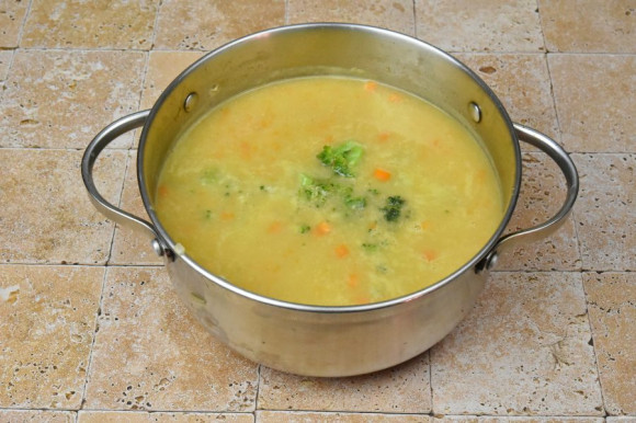 Картофельный суп с брокколи