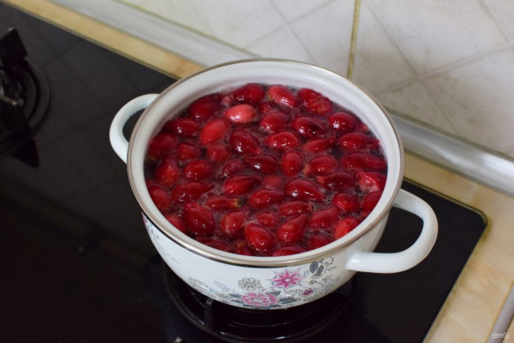 Компот из кизила на зиму