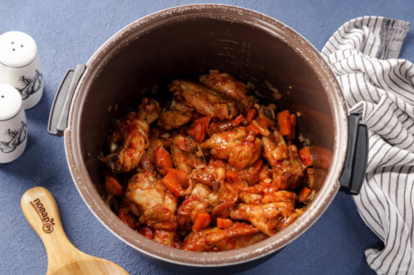 Курица с картошкой в мультиварке Курица с картошкой в мультиварке
