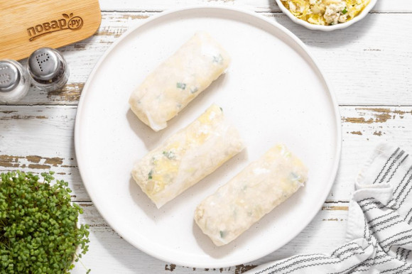 Пирожки из рисовой бумаги