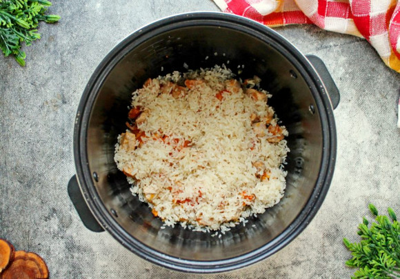 Рис с мясом в мультиварке Рис с мясом в мультиварке