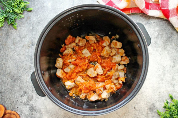 Рис с мясом в мультиварке Рис с мясом в мультиварке