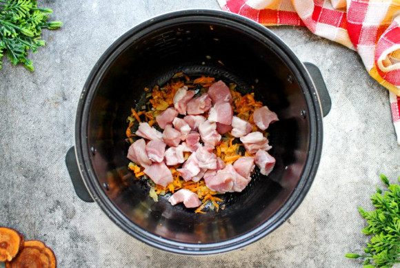 Рис с мясом в мультиварке Рис с мясом в мультиварке
