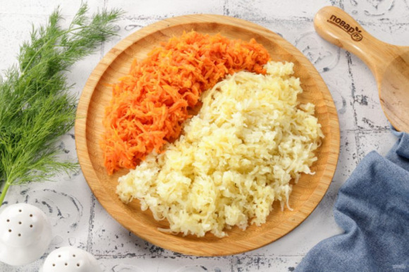 Салат Мимоза с сайрой