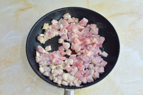 Салат с курицей и опятами Салат с курицей и опятами