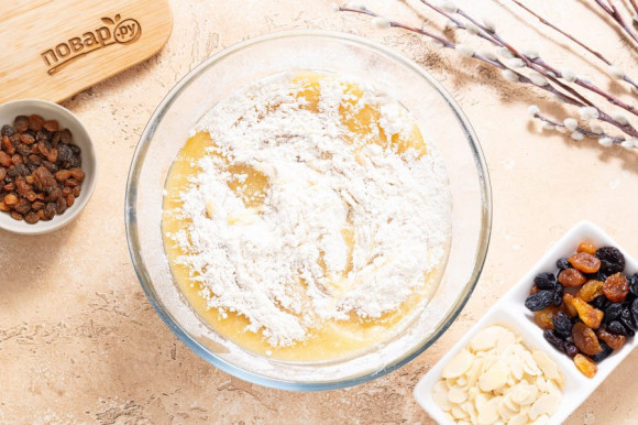 Кулич без дрожжей и яиц Кулич без дрожжей и яиц