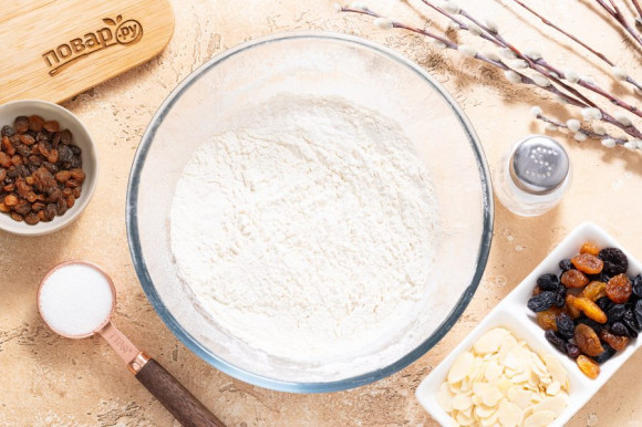 Кулич без дрожжей и яиц Кулич без дрожжей и яиц
