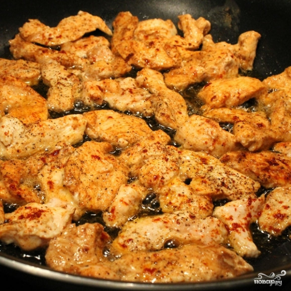 Куриное филе с фасолью Куриное филе с фасолью