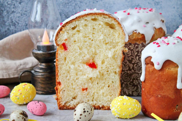 Очень мягкий пасхальный кулич