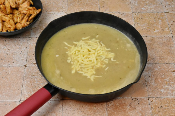 Птитим с курицей и брокколи Птитим с курицей и брокколи
