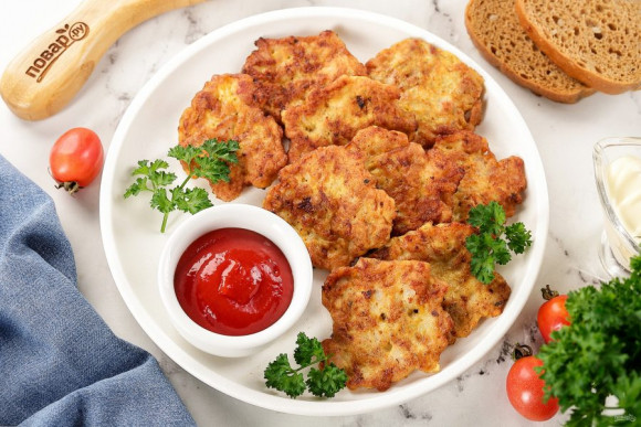 Куриные котлеты с майонезом