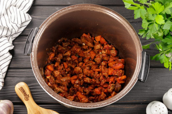 Макароны с мясом в мультиварке Макароны с мясом в мультиварке