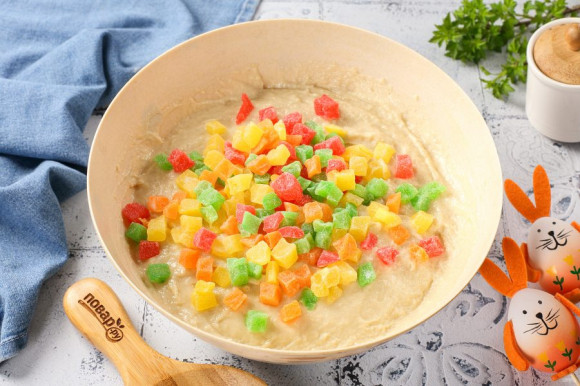 Пасхальный кулич на сливках и сухих дрожжах Пасхальный кулич на сливках и сухих дрожжах