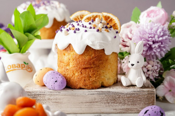 Творожный кулич