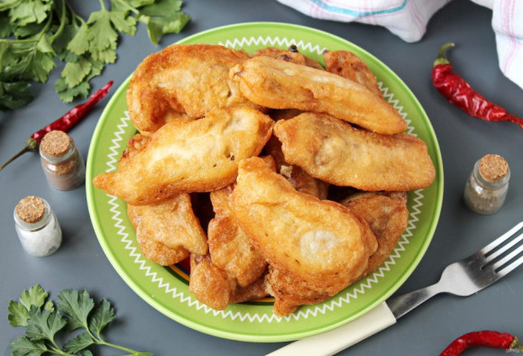 Молоки горбуши, жареные в кляре Молоки горбуши, жареные в кляре