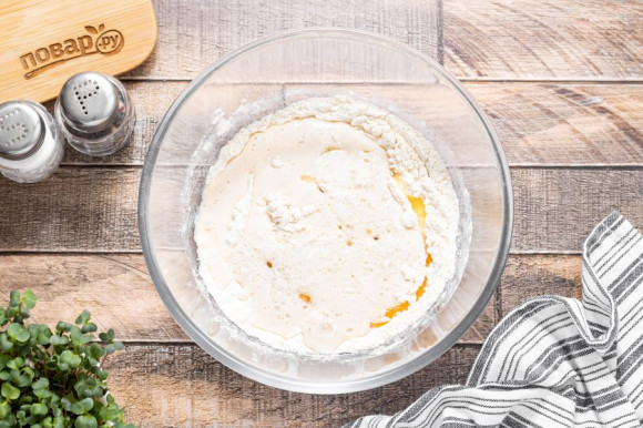 Постная пицца с грибами