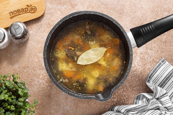 Суп со сморчками и картофелем Суп со сморчками и картофелем