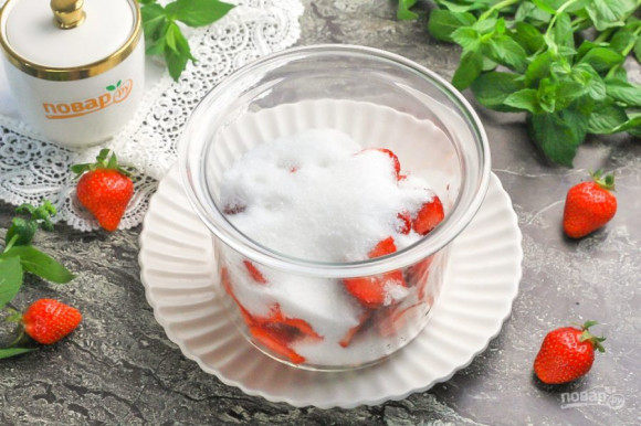 Варенье из клубники без варки