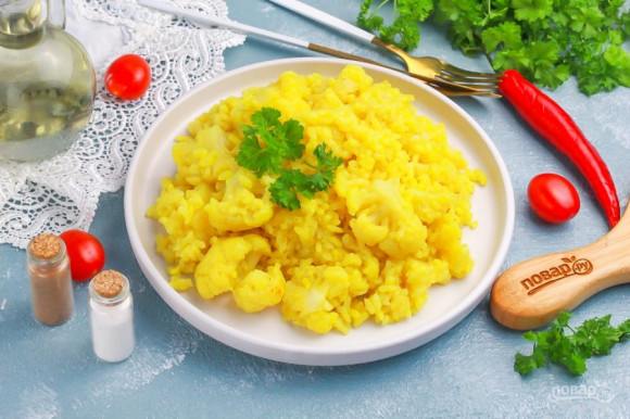Рис с цветной капустой