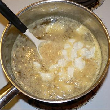 Сырный суп с брокколи Сырный суп с брокколи