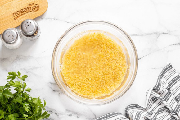 Перцы фаршированные булгуром и грибами